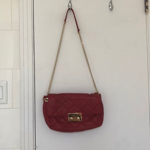 Red Michael Kors purse
